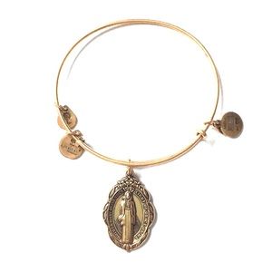 Alex and Ani Mother Mary gold bracelet